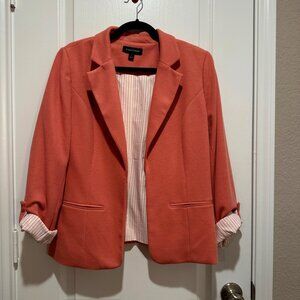 41 Hawthorn Pink Knit Blazer - Size Large